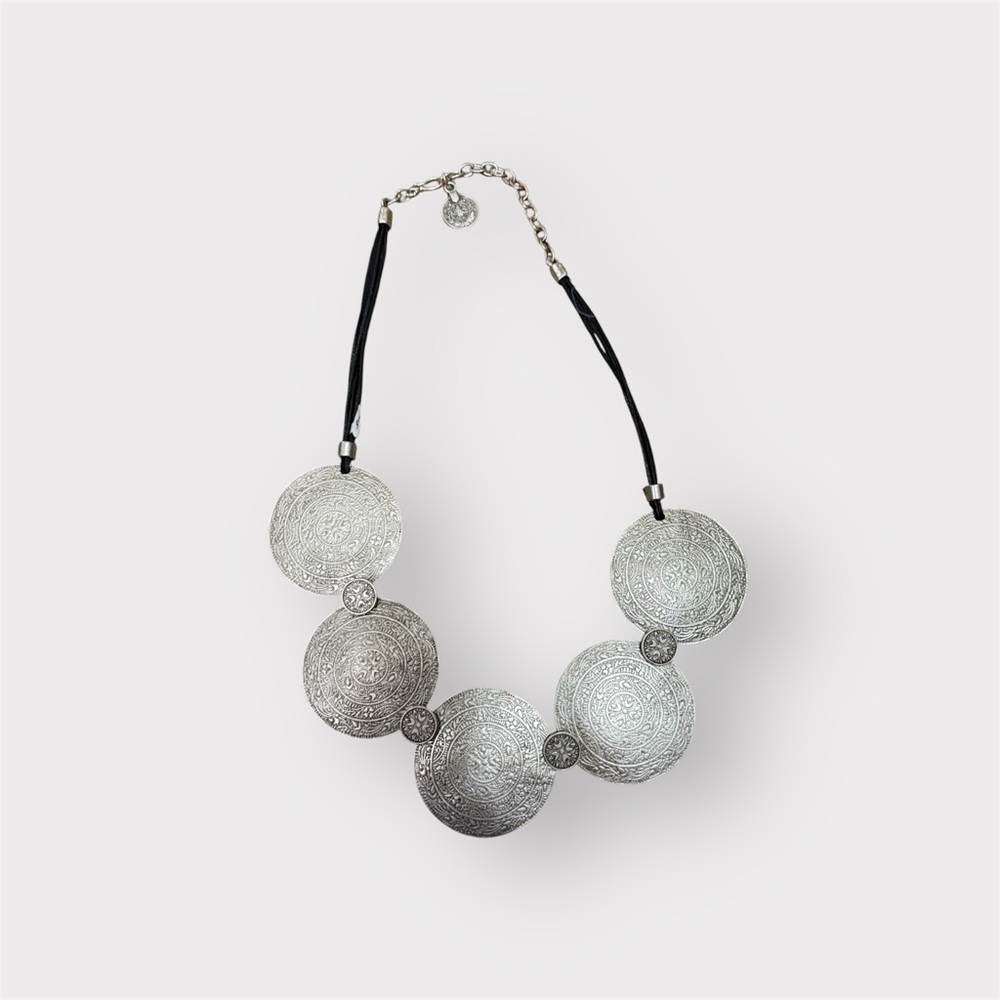 Elegant Silver Statement Necklace